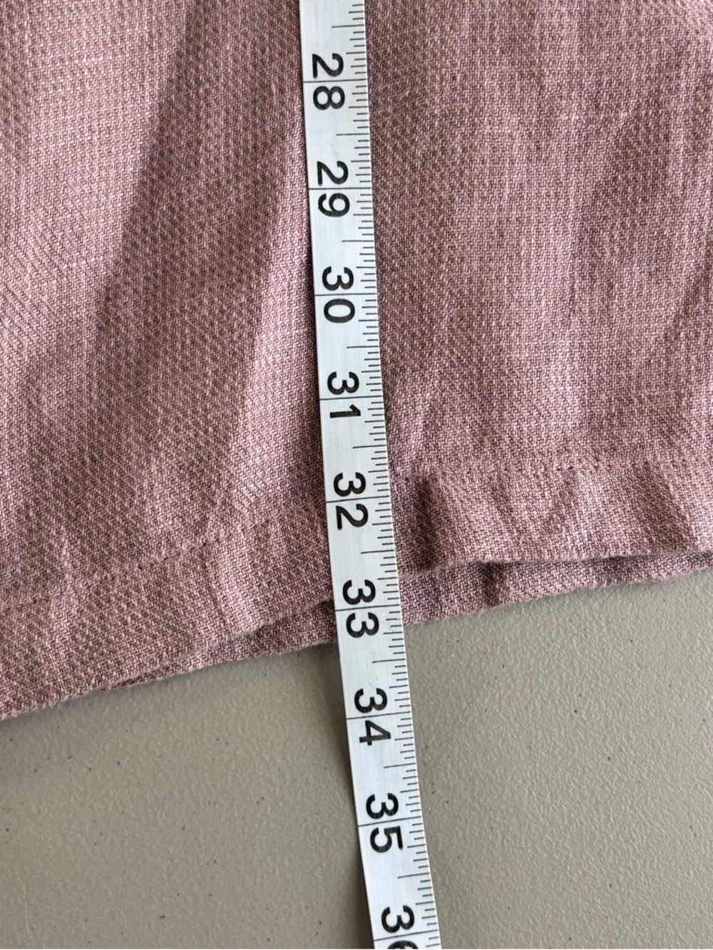 Bryn Walker 100 % Linen Light Mauve womens Tunic Top Lagenlook asymmetrical Lrg - Picture 9 of 9